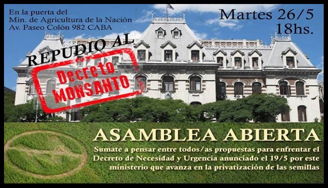 Repudio a Monsanto