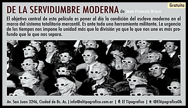 la servidumbre moderna