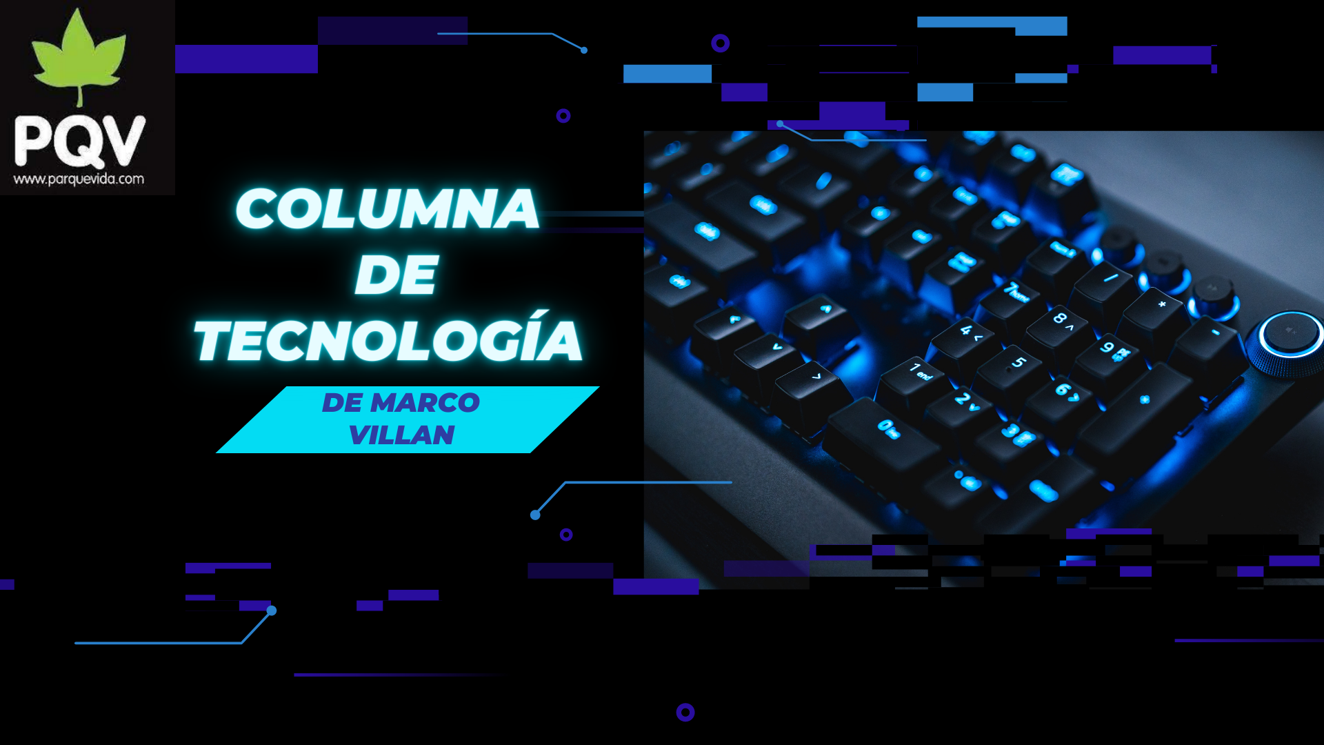 Negro y Azul Neón Tecnología Promoción en Línea Video de Promoción de Ciber Lunes